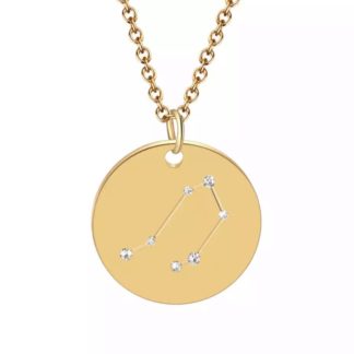 collier constellation medaille balance