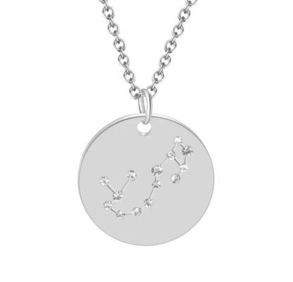 collier medaille constellation scorpion