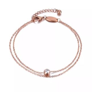 bracelet or rose tendance
