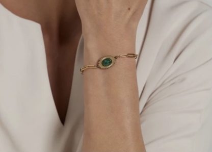 bracelet tendance avec pierre