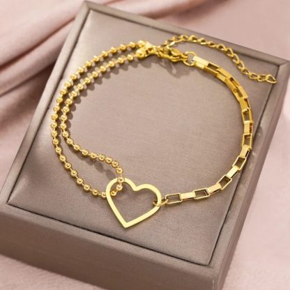 bracelet coeur original femme