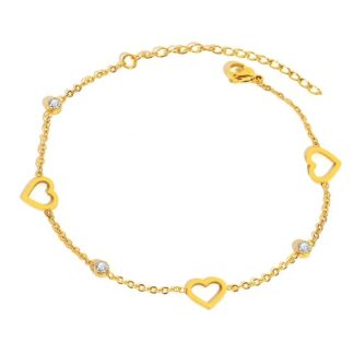 bracelet minimaliste coeur