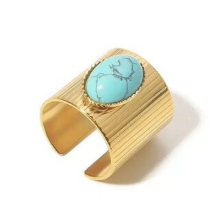 grosse bague turquoise